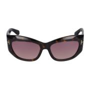 Tom Ford Stiliga solglasögon Ft1065 Brown, Dam