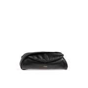 Jil Sander Liten axelväska Cannolo Black, Dam