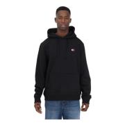 Tommy Jeans Svart herrhoodie Black, Herr