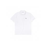 Lacoste Klassisk Passform Kortärmad Polo White, Herr