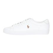 Ralph Lauren Lyxiga Lädersneakers White, Herr