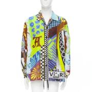 Versace Pre-owned Pre-owned Nylon ytterklder Multicolor, Dam