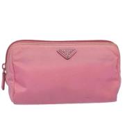 Prada Vintage Pre-owned Tyg prada-vskor Pink, Dam