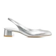 Stuart Weitzman Silver Pumps för Kvinnor Gray, Dam