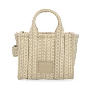 Marc Jacobs Mini Monogram Tote Bag i Khaki Beige, Dam