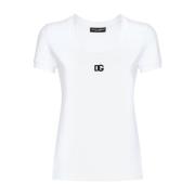 Dolce & Gabbana Klassisk T-shirt White, Dam