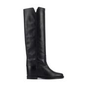 Via Roma 15 Wedge Boot 2568 Black, Dam