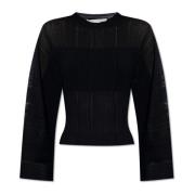 Stella McCartney Räfflad topp Black, Dam