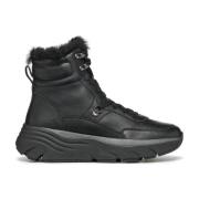 Geox Svarta Diamanta Ankelboots Black, Dam