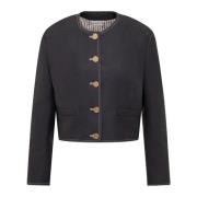 Thom Browne Box Pleat Cardigan Blue, Dam