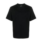 Axel Arigato Svarta T-shirts och Polos med brodyr Black, Herr