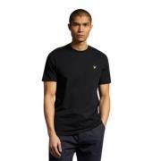 Lyle & Scott Herr T-shirt i bomull Black, Herr