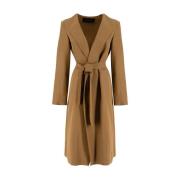 Fabiana Filippi Trenchcoat med flytande linjer Brown, Dam