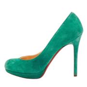 Christian Louboutin Pre-owned Pre-owned Mocka klackskor Green, Dam