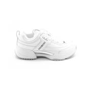 Bikkembergs Kvinnors Läder Sneakers White, Dam