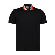 Burberry Klassisk kortärmad polotröja Black, Herr