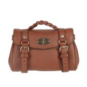 Mulberry Mini Alexa Heavy Grain Väskor Brown, Dam