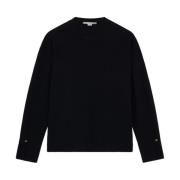 Stella McCartney Svart Merino Stickad Tröja Black, Dam