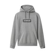 Napapijri Svart Box H Unisex Gray, Herr