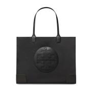 Tory Burch Svarta Ella Tote Väskor Black, Dam