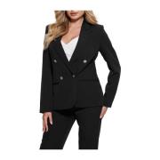 Guess Svart Syntetiskt Blazer Set för Kvinnor Black, Dam