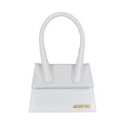 Jacquemus Le Chiquito Moyen Väska White, Dam