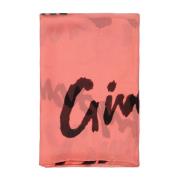 Givenchy Silkesignatur Foulard Pink, Dam