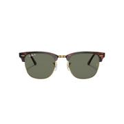 Ray-Ban Rb3016 Solglasögon Clubmaster Classic Polarized Green, Dam