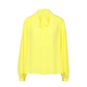 Msgm Shirts Yellow, Dam