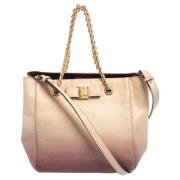 Salvatore Ferragamo Pre-owned Pre-owned Laeder totevskor Pink, Dam