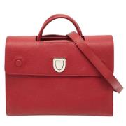 Dior Vintage Pre-owned Laeder handvskor Red, Dam