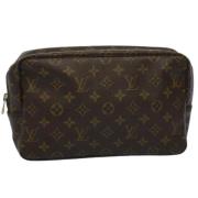 Louis Vuitton Vintage Pre-owned Canvas kuvertvskor Brown, Dam