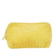 Bottega Veneta Vintage Pre-owned Laeder necessrer Yellow, Dam