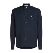 Tommy Hilfiger Herrskjorta med Logga på Bröstet Blue, Herr