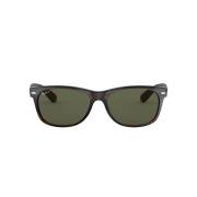 Ray-Ban Rb2132 Solglasögon New Wayfarer Classic Polarized Green, Dam