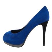 Giuseppe Zanotti Pre-owned Pre-owned Mocka klackskor Blue, Dam