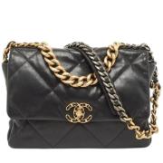 Chanel Vintage Pre-owned Laeder chanel-vskor Black, Dam