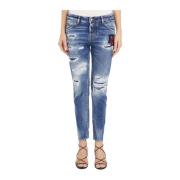 Dsquared2 Cool Girl Slim-Fit Denim Jeans Blue, Dam