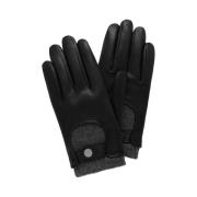 Mulberry Herr Bikerhandskar, Svart Nappa Black, Herr