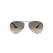 Ray-Ban Rb3025 Solglasögon Aviator Gradient Polarized Gray, Dam