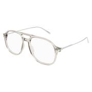 Saint Laurent Lätt Pilot Optisk i Beige Beige, Unisex