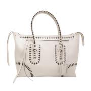 Alexander McQueen Pre-owned Pre-owned Laeder totevskor White, Dam