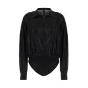 Norma Kamali Svart Top med Stil Black, Dam