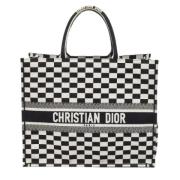 Dior Vintage Pre-owned Canvas totevskor Black, Dam