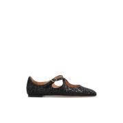 Bally Glittriga balettskor Black, Dam