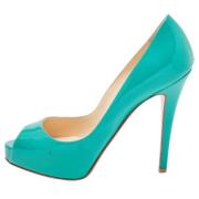 Christian Louboutin Pre-owned Pre-owned Laeder klackskor Green, Dam