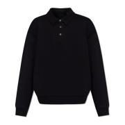 AllSaints Waite polo sweatshirt Black, Herr