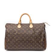 Louis Vuitton Vintage Pre-owned Canvas handvskor Brown, Dam