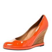 Salvatore Ferragamo Pre-owned Pre-owned Laeder klackskor Orange, Dam