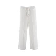 Le Tricot Perugia Sweatpants White, Dam